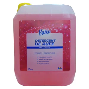 detergent lichid de rufe paiso fresh essence 5 litri cu 166 de spalari