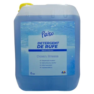 detergent lichid de rufe paiso ocean breeze 5 litri cu 166 de spalari
