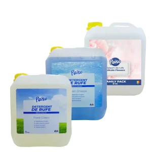 promotie la detergent lichid paiso 2x detergent si 1x balsam de rufe delicate flowers