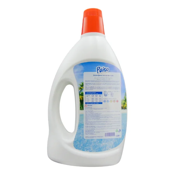 Detergent lichid de rufe profesional Paiso - Supreme Bright pentru haine albe & colorate, 30 spalari, 1.25 litri-1